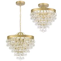 Toolight - Lampe Suspendue App1621-3cp Gold