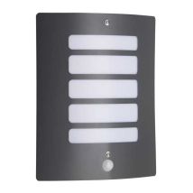 Lampe Ext Avec Detect De Mouve Todd Anthracite Ampoule E27 Max 60 W - Brilliant