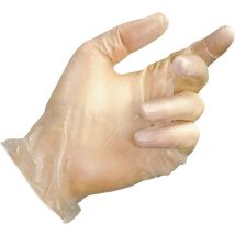 Einweghandschuh Solo 990 – Größe 8 – PVC – transparent – 240 mm – 0,10 mm – MAPA