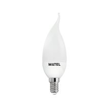 Alfa - Matel E14 Lampadina Led A Fiamma Calda Da 5 W (3 Intensità)