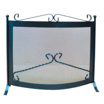 Tuttacasa - Parascintille Deco' In Acciaio Verniciato Cm 60x52h Per Camino Caminetto Stufa Stufe