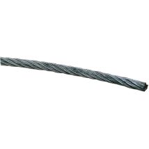 Dulimex - Drahtseil (stahlseil) Ø 2mm 6x7 Litzen Din3055 Kreuzschlag Rechts Stahl Verzinkt