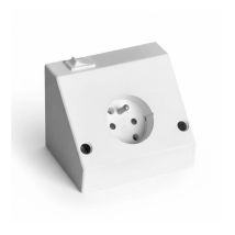 Boitier Prise Mural Avec Interrupteur Special Salle De Bain 230v