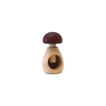 Schiaccianoci a vite in legno bianco – 7 cm di diametro, 10 cm di altezza – ROGER ORFEVRE