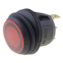 Sci - Einpoliger Aus-(ein)-drucktaster Leuchtend Rote Led 24vdc Ip65