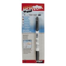 Marcador permandoble punta negro – Brinox