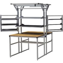 Banco De Trabajo Workalu De Aluminio Con Estructura Modular