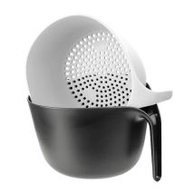 Fusion – Measuring Jug and Colander Set – Ideal for Kitchen Storage – Easy Grip Handles – Neatly Stacks Together