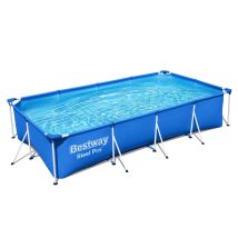 Dema - Piscina Pvc Rect 400x211x81cm Cart 5700lt Splash Fp Bestway