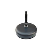 Nivellierteller SE 2 – Max. Belastung 460 kg – Gewinde M 16 – Fußdurchmesser 160 mm – Fußhöhe 35 mm