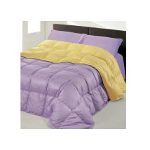 Trapunta Invernale Disegno Nadir In Tinta Unita Double Face Imbottitura 90% Piumino 10% Piumette, Misura2 Piazzecolorevar. 24 Lilla