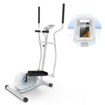 Klarfit - Myon Cross Crosstrainer 12kg Schwungmasse Silentbelt System Weiß