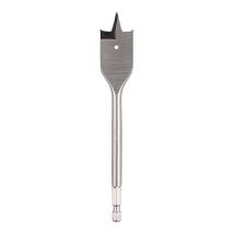 Addax – Long Flat Wood Bit 400mm – Twin Cutting Edge – Ideal for Wood, Chipboard, Plasterboard