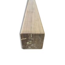 Trave Quadrata In Legno Di Pino Impregnata 7x7 Cm, Lunghezza 200 Cm