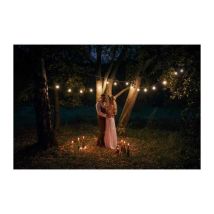 Guirnalda de luces conectable 5m 10xE27 – Resistente a salpicaduras IP44 – Ideal para exteriores e interiores