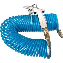 Tuyau à air comprimé – Jeu de pistolets à tuyau spirale 79x63mm 7,5m – Diamètre intérieur, Longueur flexible, Pression, Matières, Type de connexion – 