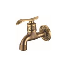 Wasserhahn – Wandarmatur Aus Messing Im Antikstil, Kaltwasserhahn Für Bad Und Küche