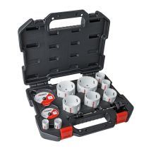 Coffret De 9 Trépans Et Accessoire Bi-métal Pour Électricien De 22 À 86mm - Kopram - 42900