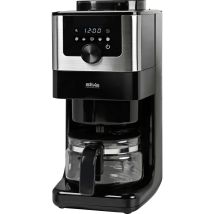 Silva Homeline Ka-m 200 Inox Kaffeemaschine Schwarz, Inox Fassungsvermögen Tassen=4 Display, Glaska