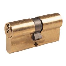 Cilindro de seguridad 30x40 mm – Acabado en latón – 3 llaves – Doble embrague – Ideal para puertas residenciales y comerciales