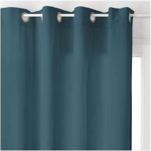 Möbelvorhang Lilou Samteffekt 140 X 260 Cm Atmosphera - 1 Panel - Blau - Bleu