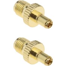 2x Rf-adapter Sma-buchse Auf Ts9-stecker, Vergoldete Koaxialstecker Für Antennen, Die Wlan-geräte Übertragen