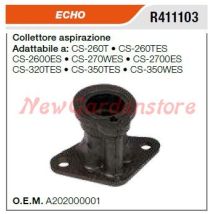 Colector De Admisión Echo Para Motosierra Cs-260t Cs-260tes R411103
