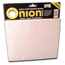 U-POL – Onion Multi Layer Mixing Board – 100 Sheets – Ideal for Mixing Body Fillers and Reducing Pinholing