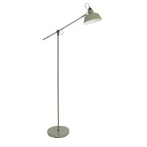 Lampada da terra Nove - verde - metallo - altezza regolabile fino a 172 cm - attacco E27 - Mexlite