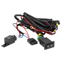 Tonysa 12v Universel Voiture Led Antibrouillard Interrupteur Marche/arrêt Faisceau De Cblage Fusible Relais Kit