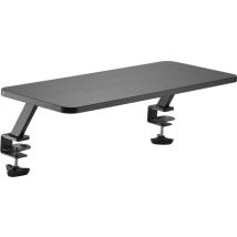 Ergonomische Basis Schwarz Für Schreibtisch 65 X 26 Cm