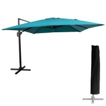 Sombrilla Cuadrada Molokai 3x3m Azul + Funda