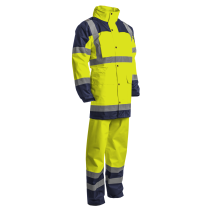 Hochsichtbares Arbeitsregen-Set HYDRA – Neon Gelb – Größe S