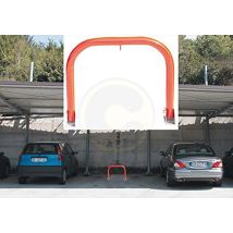 Capaldo Parkpoller – Parkplatzsperre aus lackiertem Stahl – Höhe 53 cm – Durchmesser 40 mm