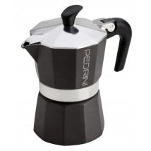 Pedrini Cafetera Manual Antracita 3 Tazas Aluminio