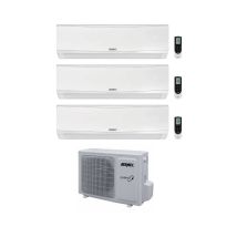 Aermec Climatizzatore Trial Split Spg 9+9+12 Con Mpg730 R-32 Inverter Wi-fi Optional Classe A++