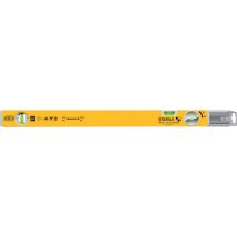 Stabila – Nivel de burbuja telescópico de aluminio amarillo 63-105 cm – Precisión ± 0,5 mm/m – Ideal para carpintería y sanitarios