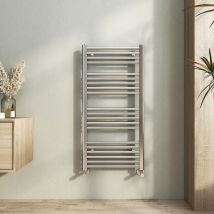 Heilmetz - Straight Chrome Heated Towel Rail Radiator 1000 × 500mm