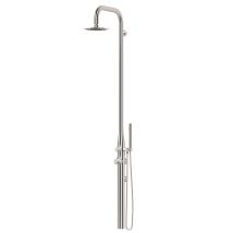 Douche Extérieure Murale En Acier Inoxyd Cm 183x6x40 Sined Doccia Pula Parete Inox