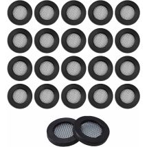 Edelstahl-Dichtung – 20 Stück Gummi-Unterlegscheibe – Netzfilter – O-Ring-Filter – lebensmittelechtes Silikon – 40 Mesh
