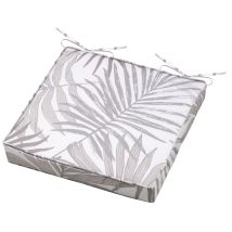 Galette De Chaise Feuillage Naturel 40x40 Cm