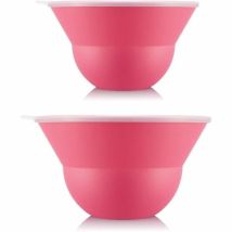 Bodum Set Aus 2 Bunten Schalen Bubblegum 3l Und 4,9l