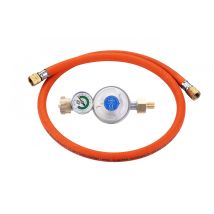 Cadac Gasdruckregler Überdruckregler Überlaufregler 50 Mbar Mit Schlauch 1/4'' Bsp Linksaußengewinde