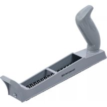 Raspel-Hobel 250 mm – Metallkörper – Ergonomische Form – Auswechselbares Raspelblatt – Klingenbreite 40 mm – Gewicht 0,381 kg