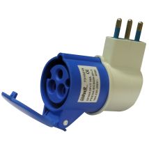 Reer Adattatore Industriale Cee Spina Civile/presa Industriale 2p+t 10.00 Pz