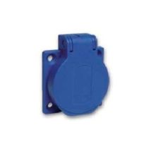 Coma - Base De Enchufe Schuko Con Tapa Para Empotrar 1461 De