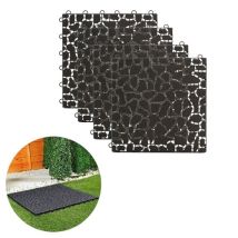 Bodenfliesenfürdenaußenbereich,4er-set,gartenboden,30x30cm,schwarz