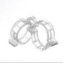 Shining House - 200 Stück Tomatenklammern Für Pflanzen, Kletterklammern, Garten-kunststoffklammern, Für Gemüse, Pflanzen, Tomaten – Weiß