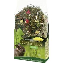 Bubimex – JR Grainless Herbs Futter für Zwergkaninchen – Trockenfutter mit Gemüse und Kräutern – 15,7% Protein, 4,4% Fett