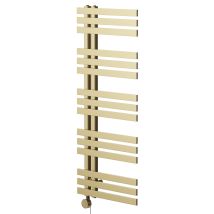Holden Colore Brushed Brass 1200mm X 500mm Designer Digital Thermostatic Electric Heated Towel Rail